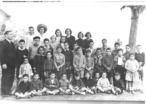 Escuela de D. Arturo y Dª Rosita 1938