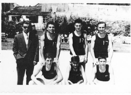 Equipo de baloncesto 1958.