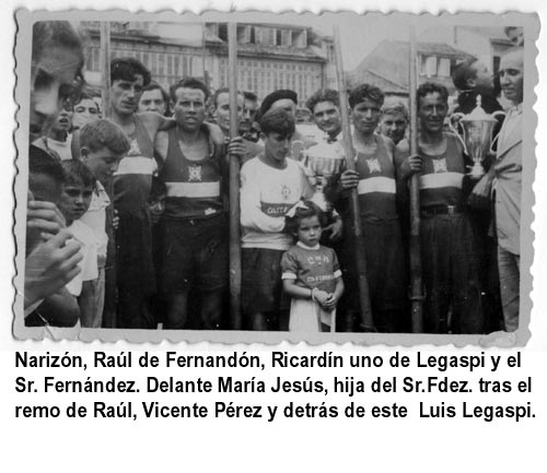 ¿Regata en Luanco, 1950?