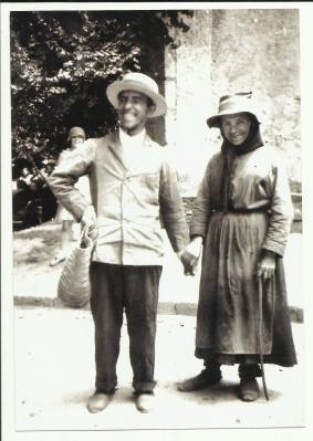 Fernandín de Serantes y su madre.